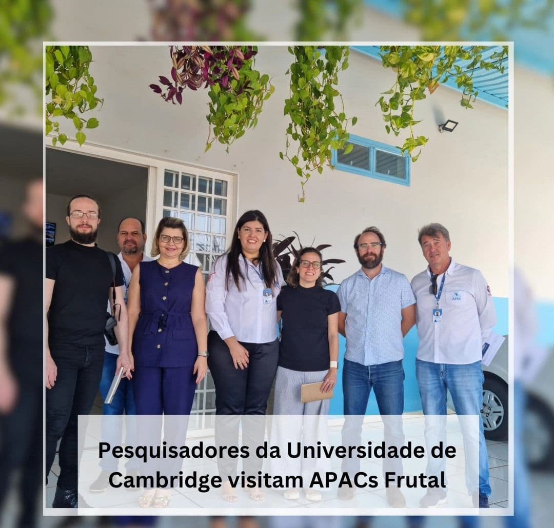 APACs de Frutal integra uma pesquisa internacional no Brasil por pesquisadores da Universidade da Inglaterra