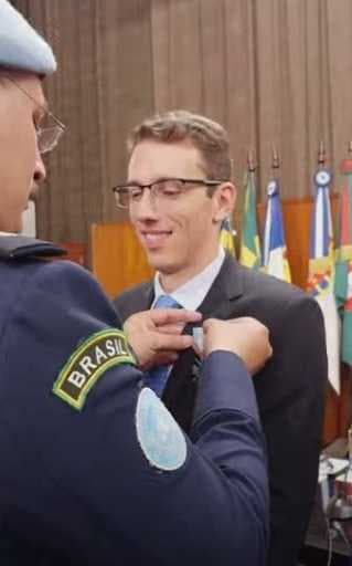 Prefeito Marcel Xexéu recebe Medalha Cinquentenário das Forças de Paz do Brasil em SP