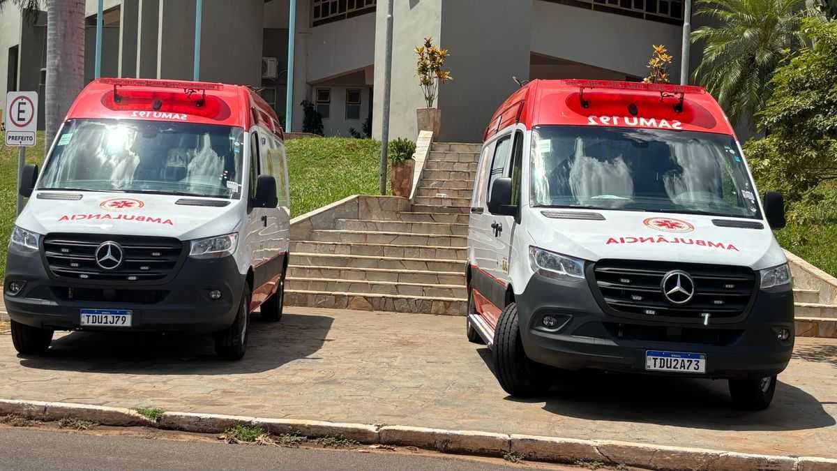 SAMU Chega a Frutal: Prefeitura recebe duas ambulâncias para atendimento de urgência