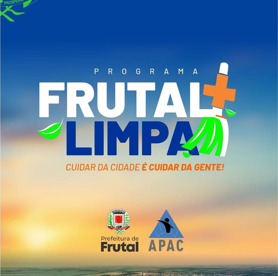 Prefeitura de Frutal firma parceria com APAC para fortalecer a limpeza urbana
