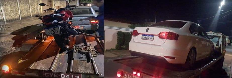 Condutor é preso após fugir da polícia com moto sem placa em Frutal