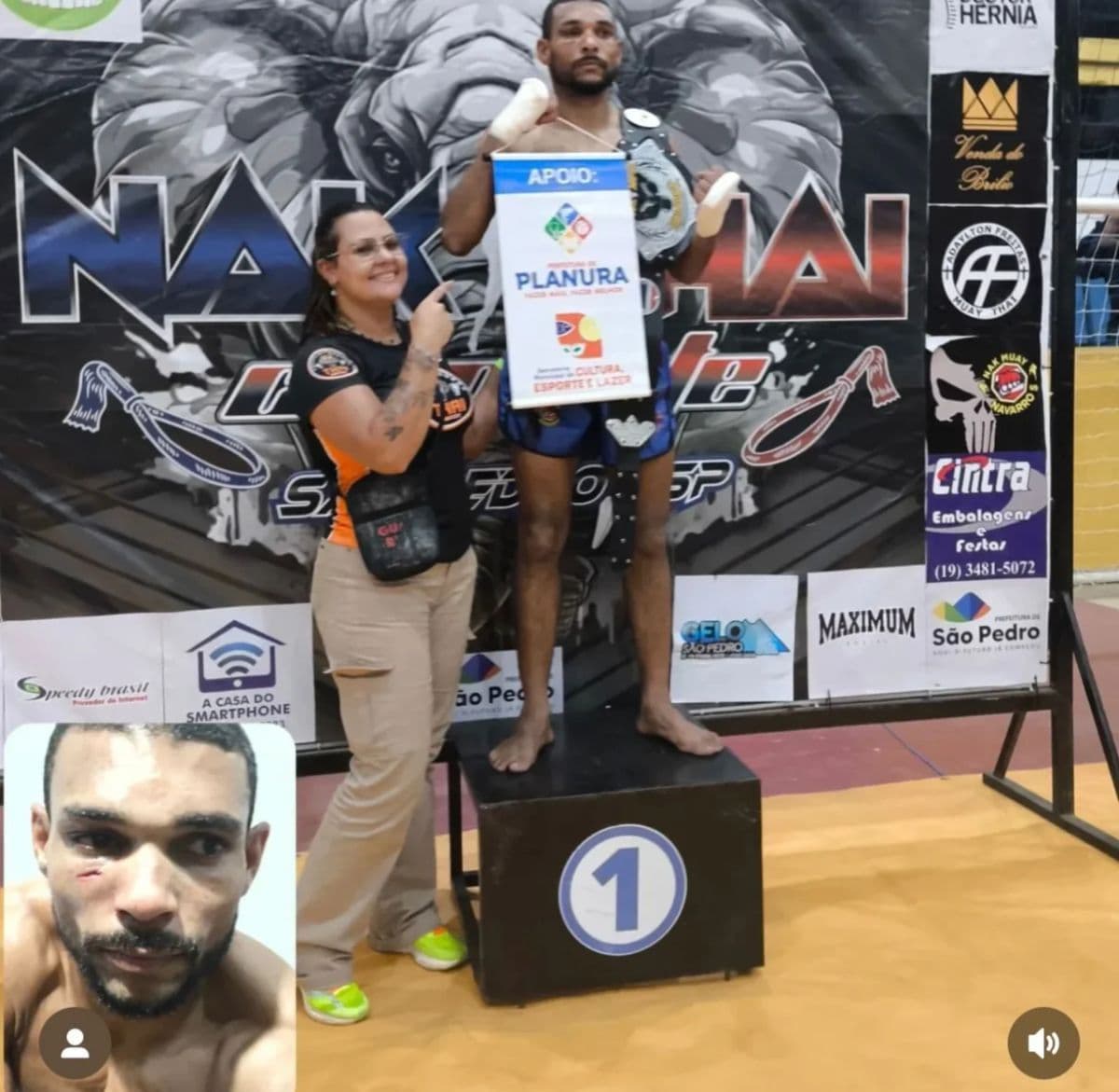 Planurense Delcio Gabriel de Sousa é Campeão da 5ª Edição do Nak Thai Combate