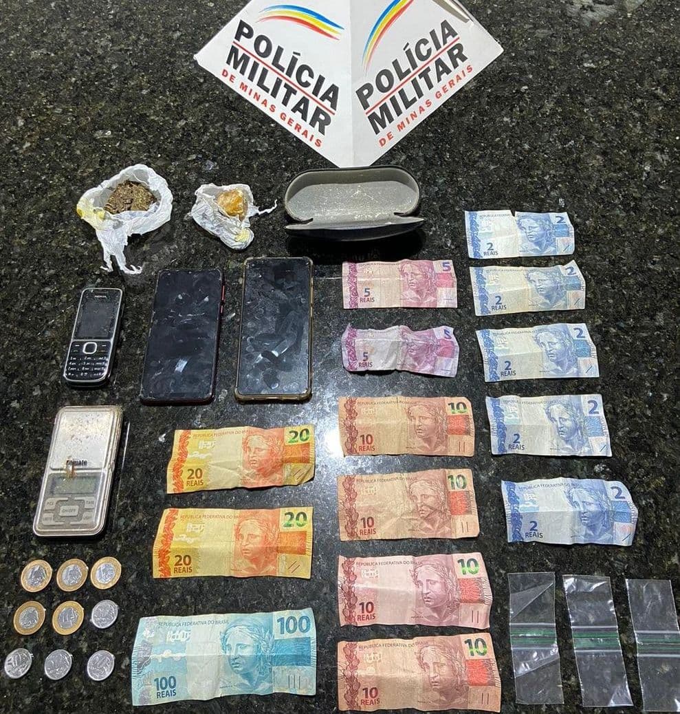 Polícia Militar prende homem por tráfico de drogas em Prata/MG