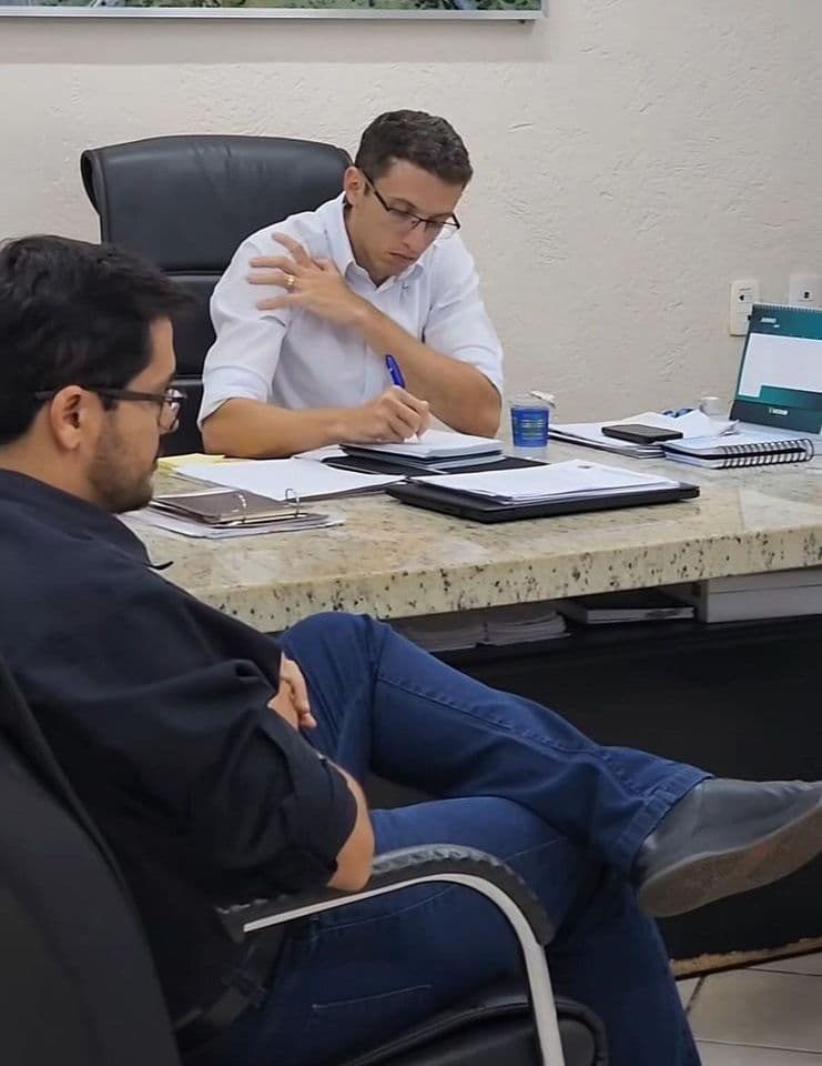 Prefeito de Coromandel visita Prata para conhecer boas práticas da gestão municipal