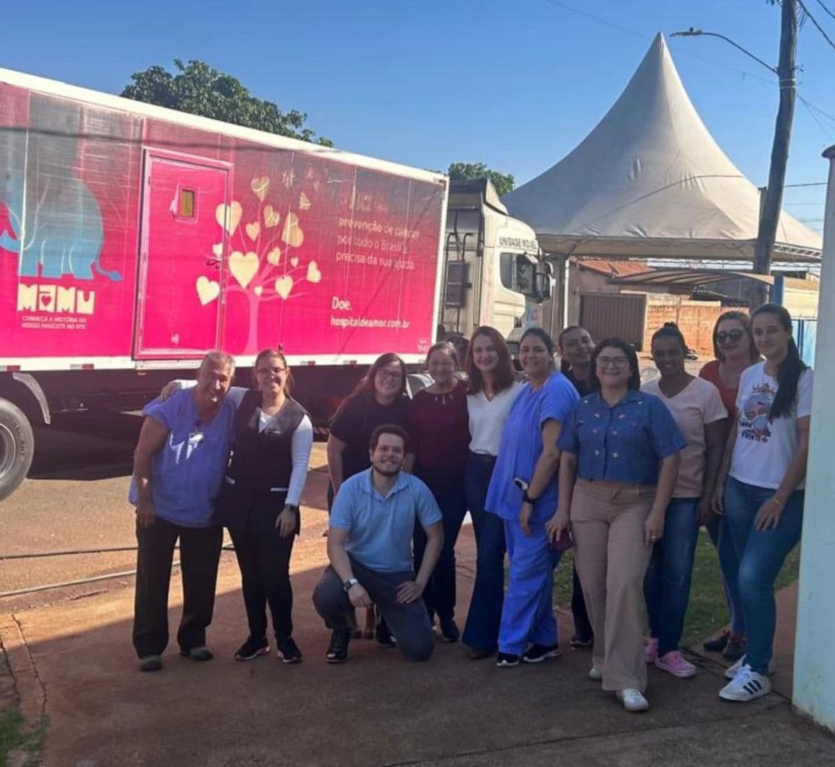 📍 Carreta do Hospital de Amor chega a Planura com atendimentos que salvam vidas!