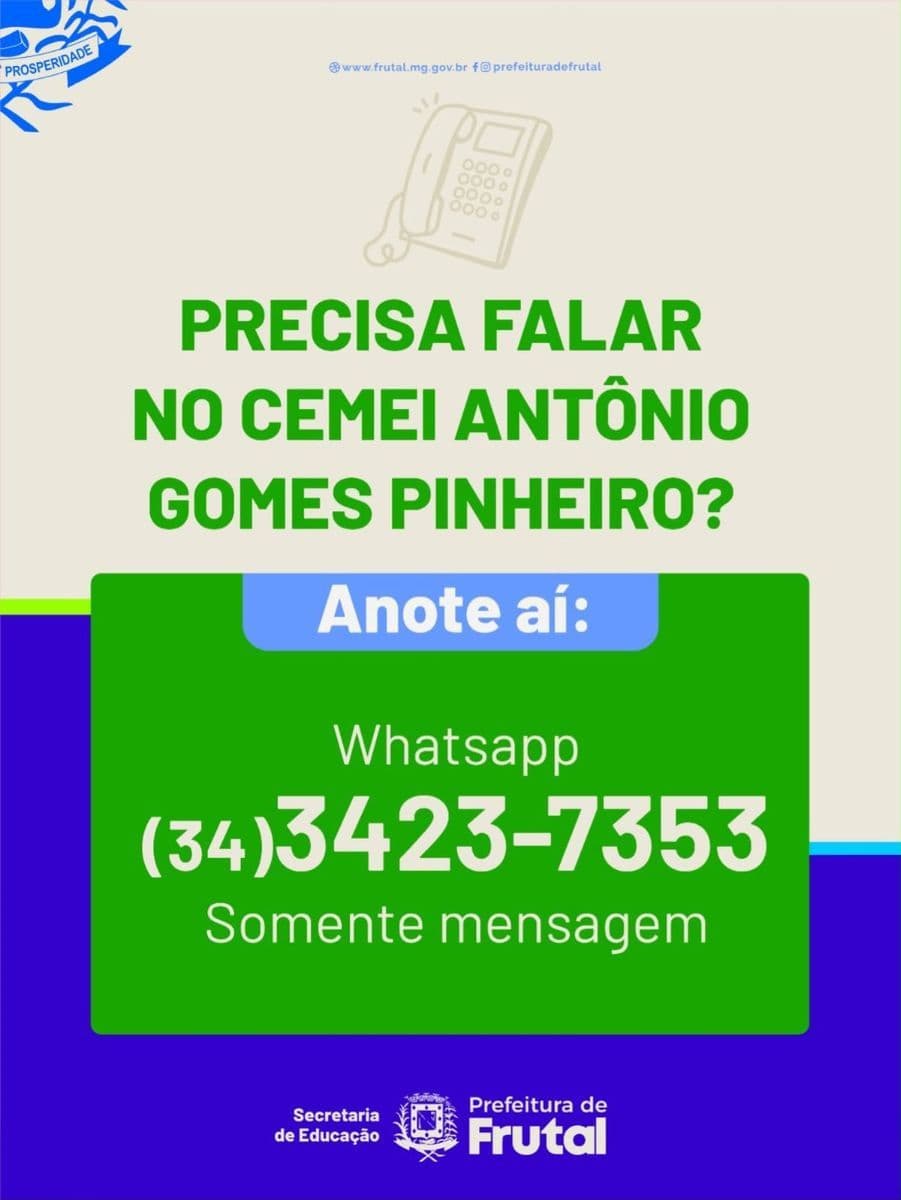 📞 Precisa entrar em contato com o CEMEI Antônio Gomes Pinheiro?