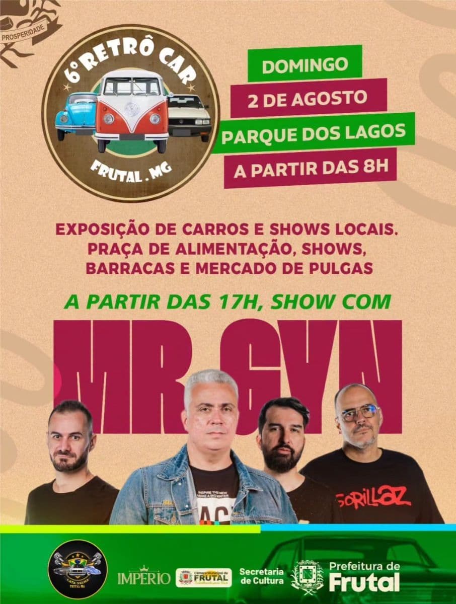 Vem aí o 6º Retrô Car Frutal!