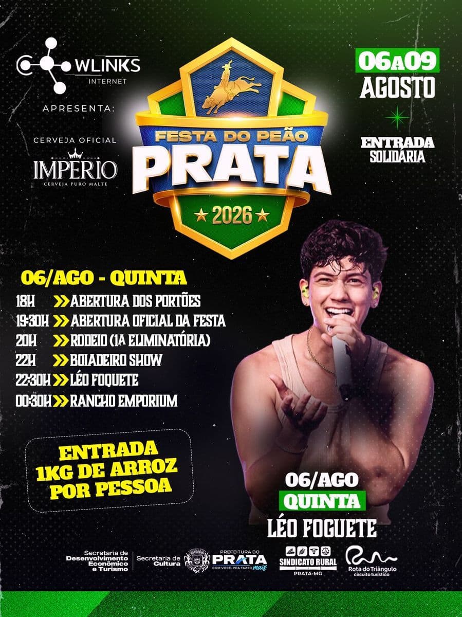 🤠 A contagem regressiva acabou! A maior festa da região começa HOJE! 🔥